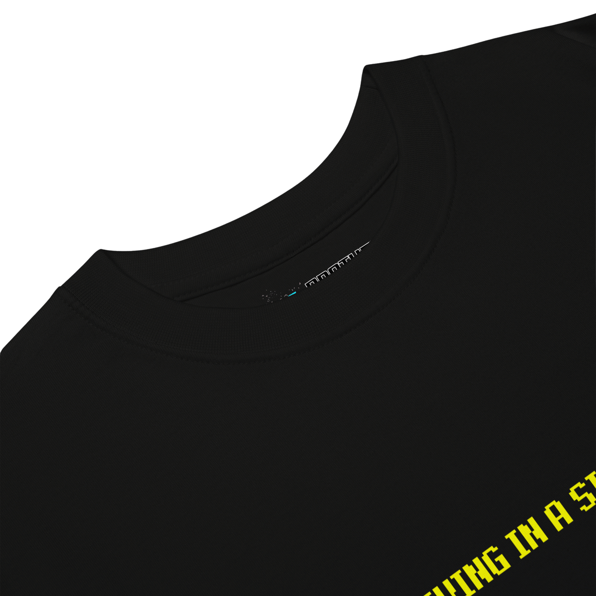 simulation black t-shirt