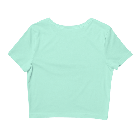 pink dragon mint crop tişört