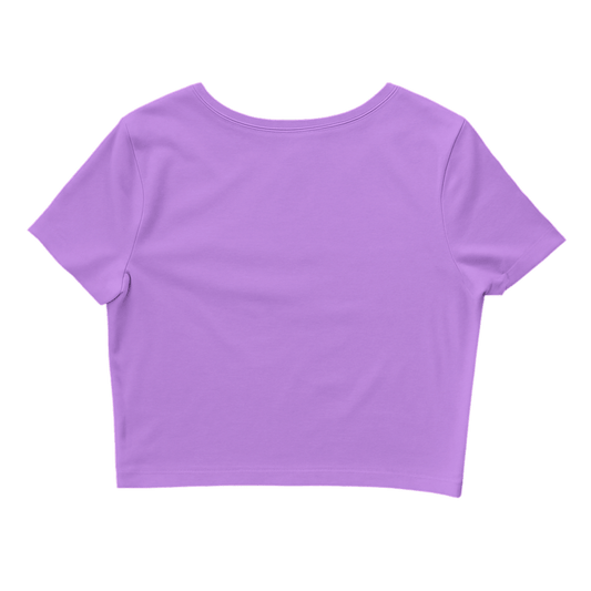 fruity lila crop tişört
