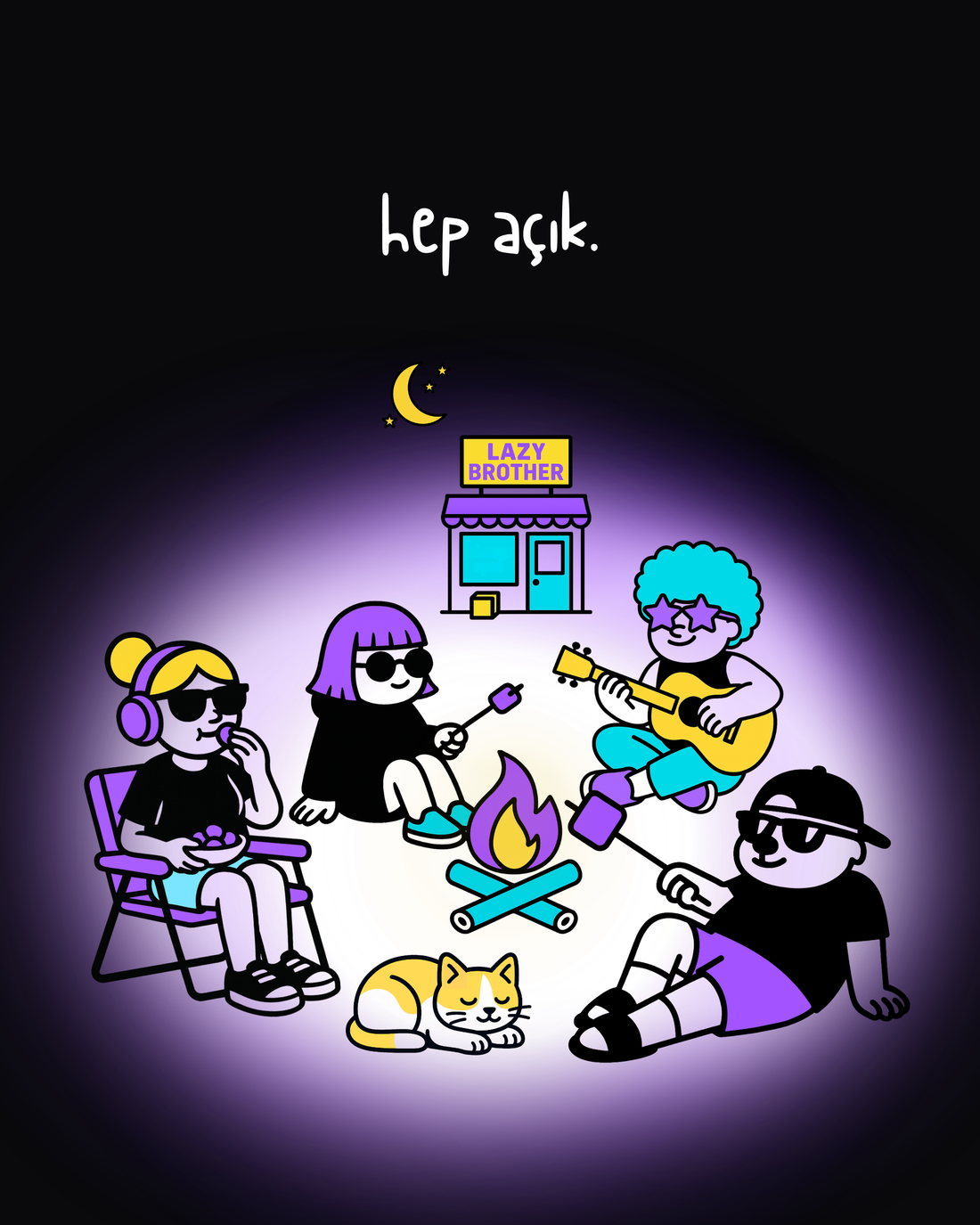 hep açık.