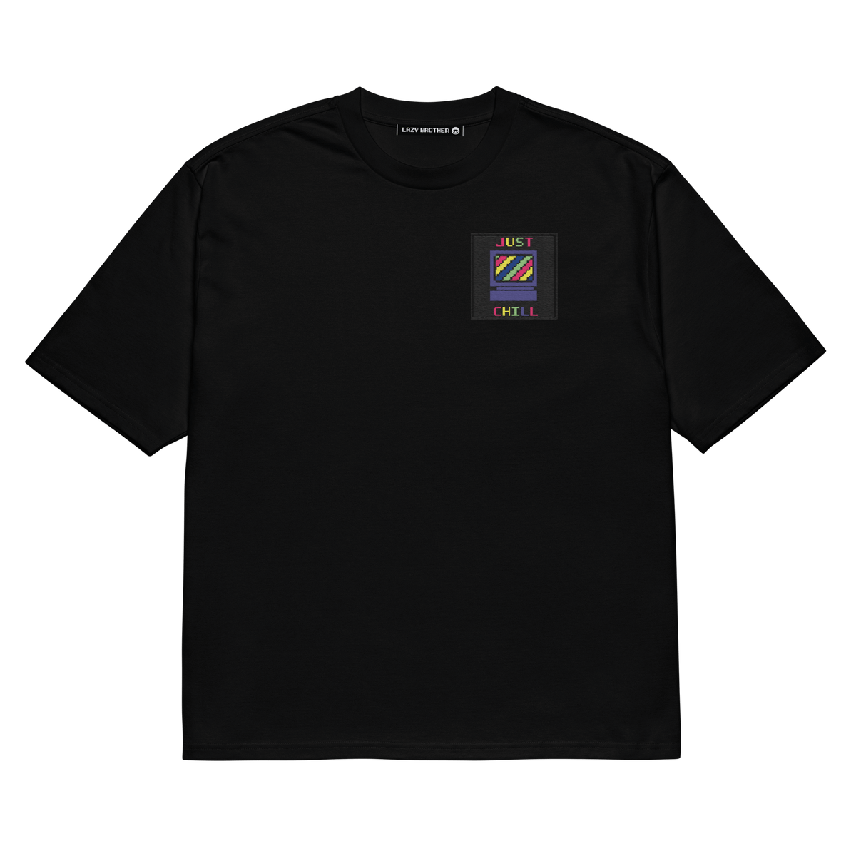 just chill black t-shirt 