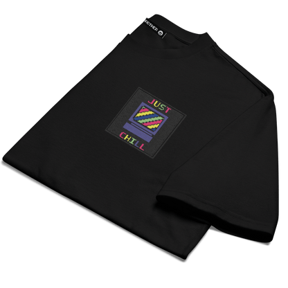 just chill black t-shirt 