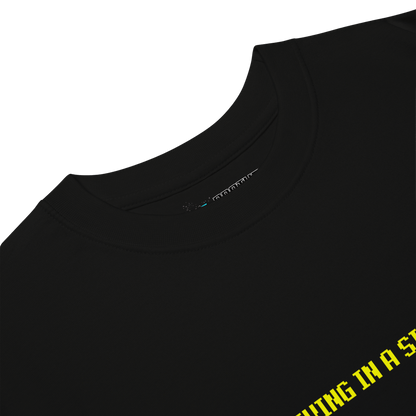 simulation black t-shirt