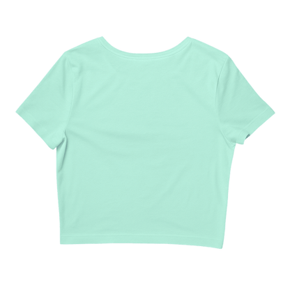 pink dragon mint crop tişört