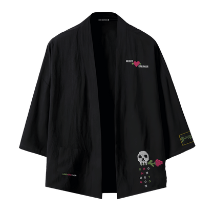 heartbreaker siyah kimono ceket