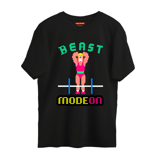 beast mode siyah tişört