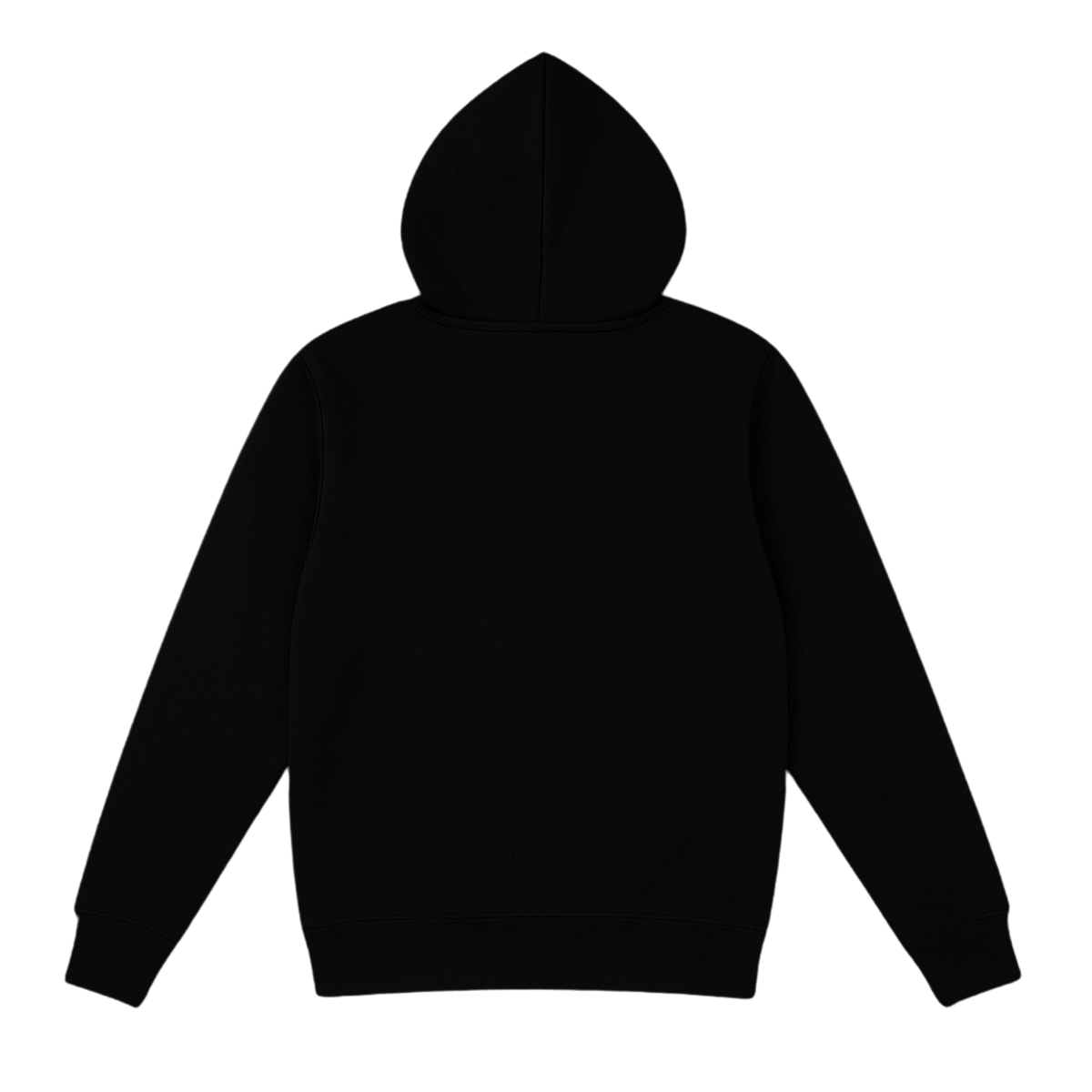 tune in siyah kapüşonlu sweatshirt