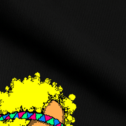 tune in siyah kapüşonlu sweatshirt