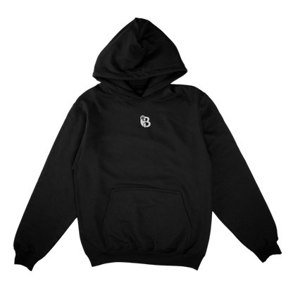 siyah kapüşonlu sweatshirt