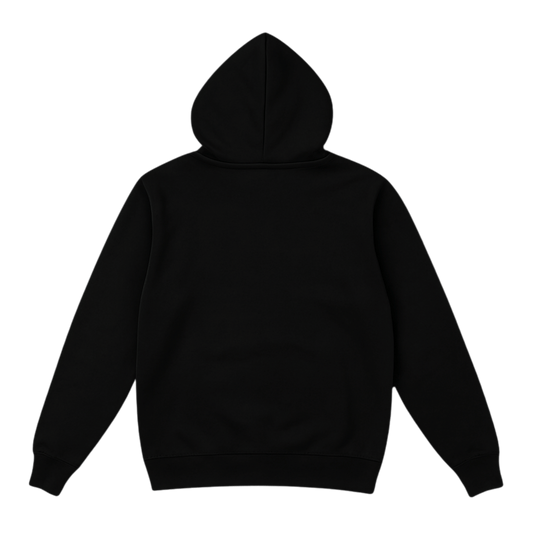 siyah kapüşonlu sweatshirt