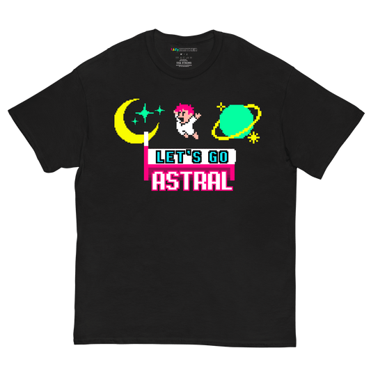 astral siyah tişört